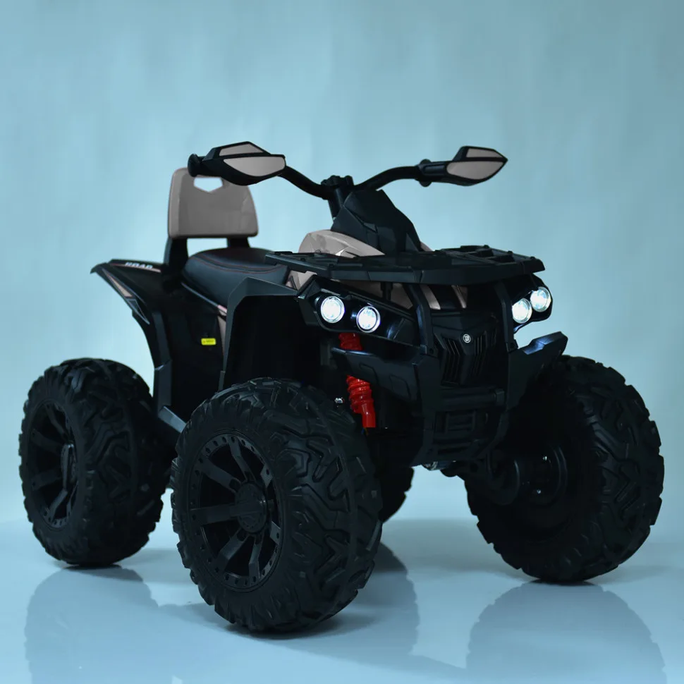Дитячий електроквадроцикл Bambi Racer шкіра 103х70х71 см коричневий