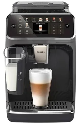 Кавомашина Philips 1500 Вт 15 бар Сірий блискучий чорний