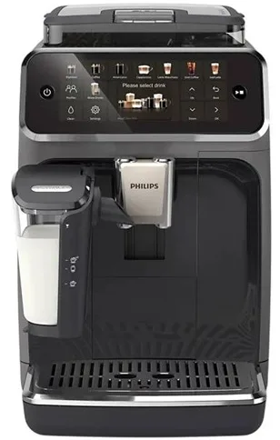 Кавомашина Philips 1500 Вт 15 бар Сірий блискучий чорний