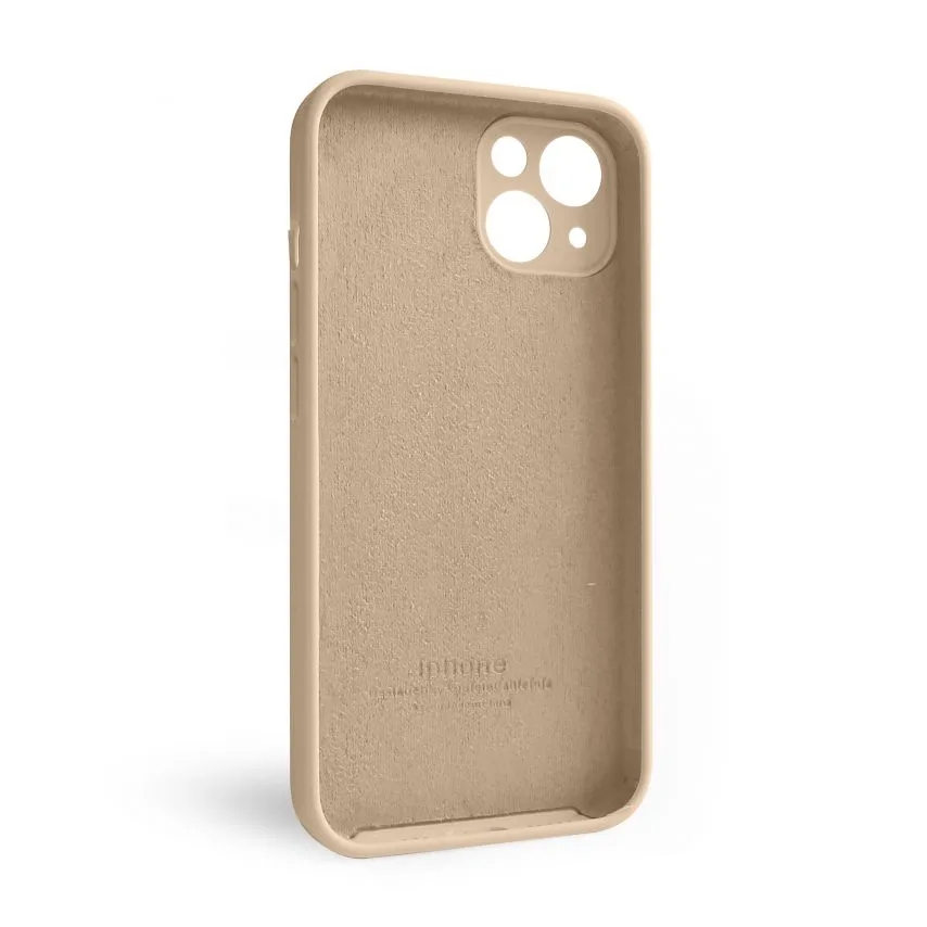 Чохол силіконовий для Apple iPhone 13  закрита камера золотий