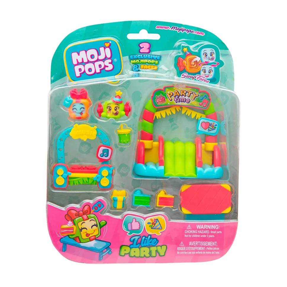Дитячий ігровий набір Moji Pops 2 фігурки пластик 30х20 см різнокольоровий