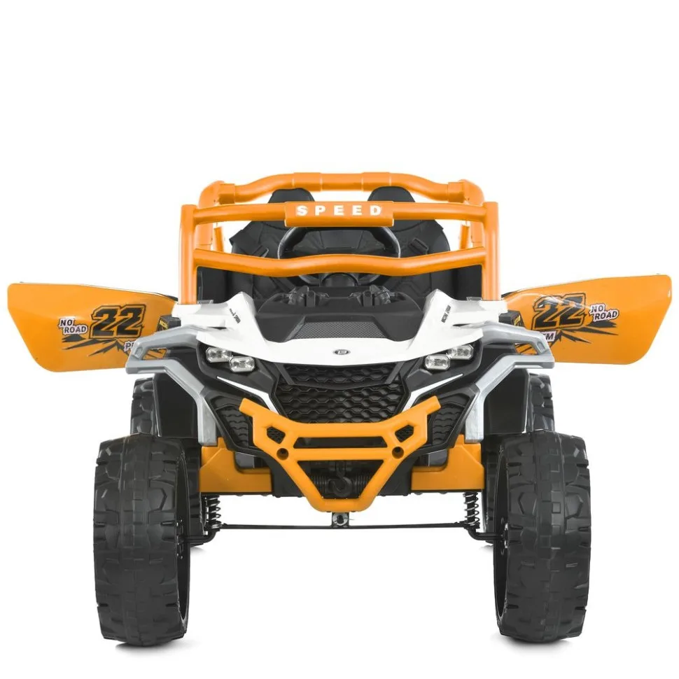 Детский электромобиль Bambi Racer джип экокожа 103 см чёрный