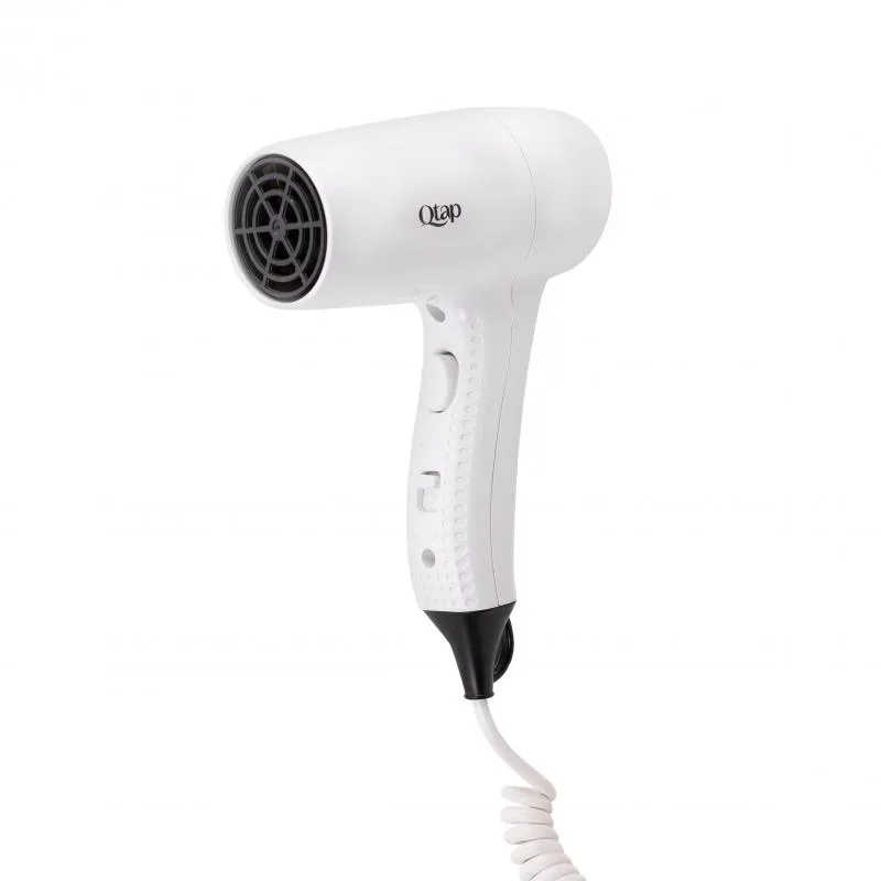 Фен настенный Qtap F1200RNP 1200 Вт ABS пластик 195х90х245 мм белый