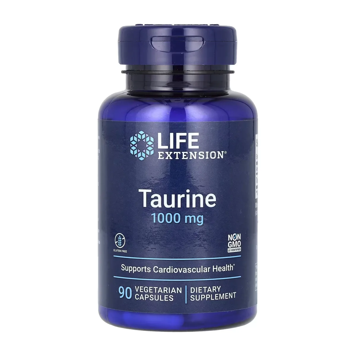 Тауирин 1000 мг Life Extension рослинна целюлоза 90 капсул