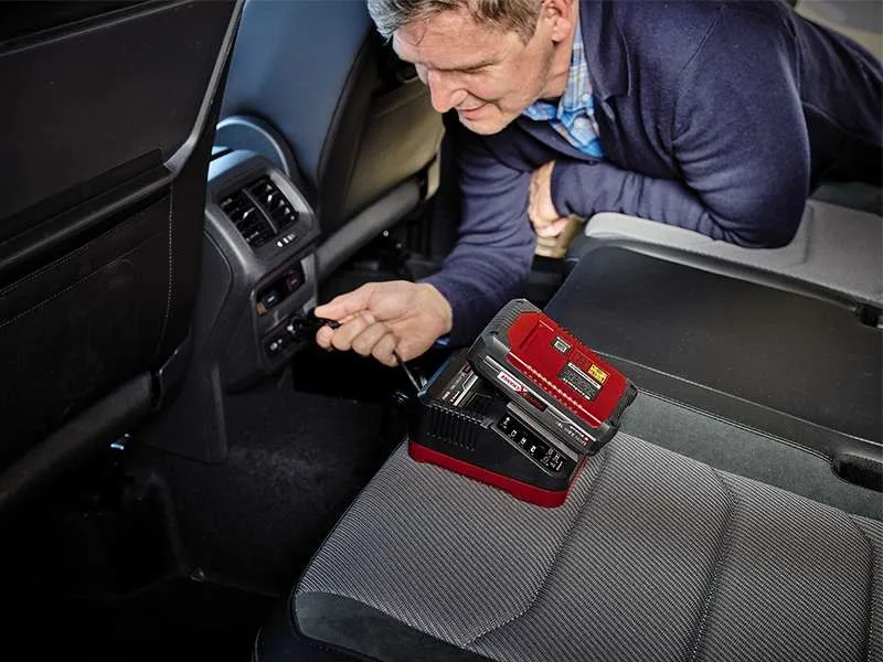 Зарядное устройство Einhell Power X-Car 18В 3А для автомобилей вес 032 кг