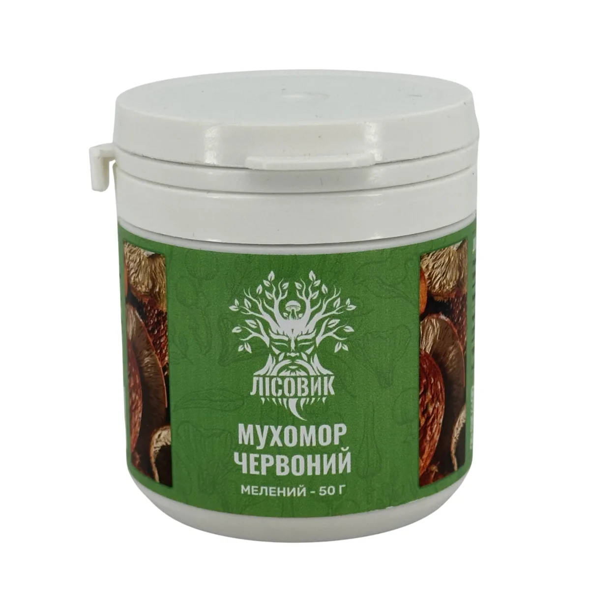 Капелюшки мухомора червоного, мелені 50 г