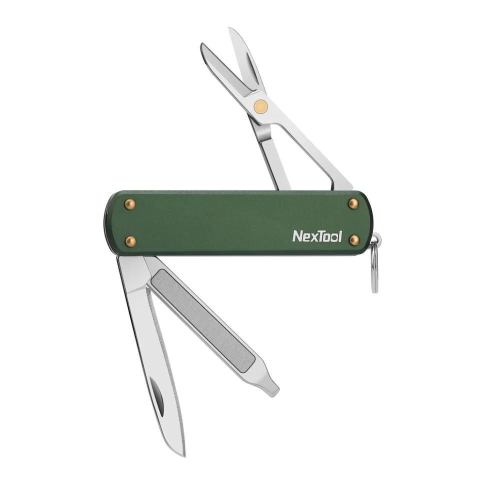Мультитул NexTool сталь 420J2 алюміній 64,5 мм зелений