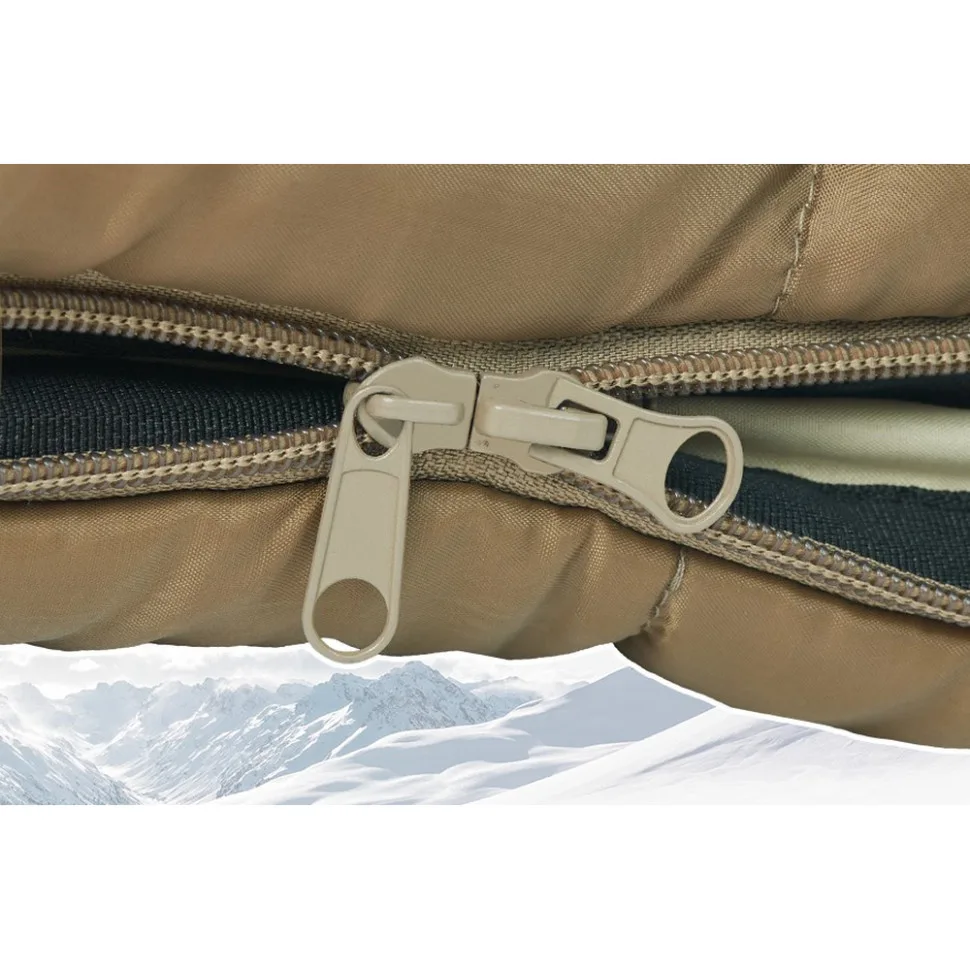 Спальный мешок с капюшоном Naturehike, полиэстер, 210х80 см, коричневый.