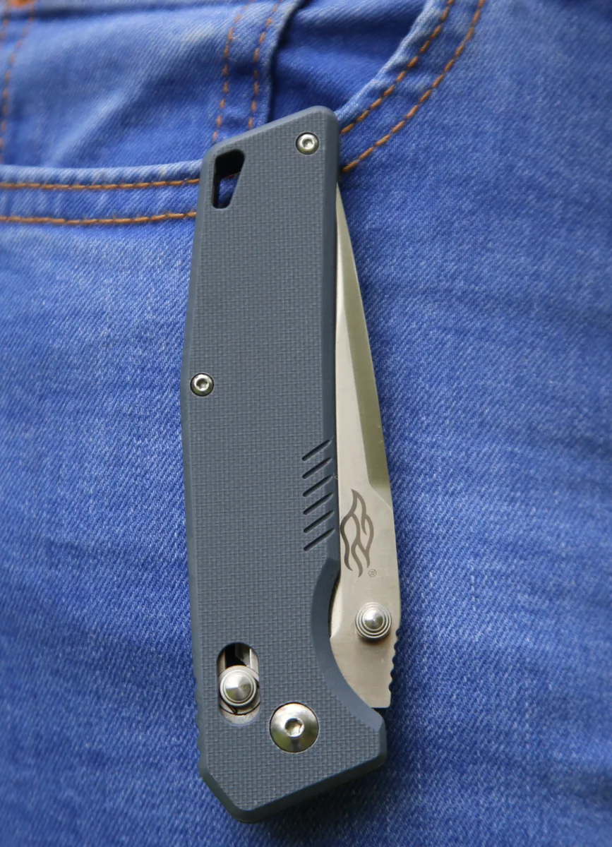 Ніж складаний Firebird сталь 440C 87 мм сірий G10