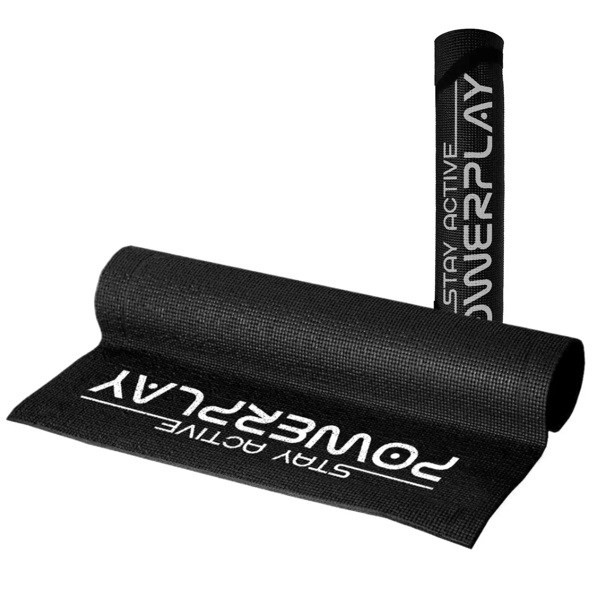 Килимок для йоги Active Point ПВХ 173х61 см Чорний 6 мм