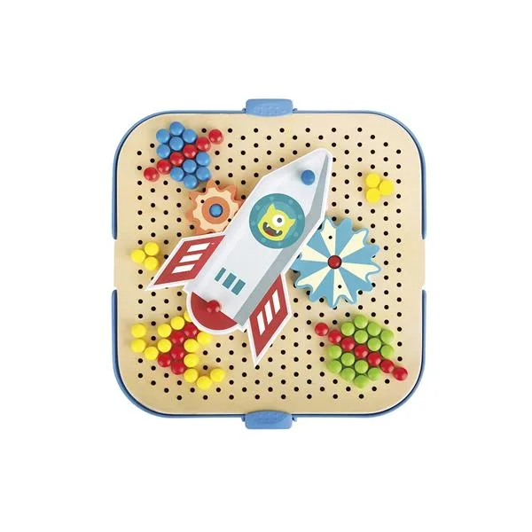 Игровой набор Hape деревянные шестеренки 115 элементов разноцветные