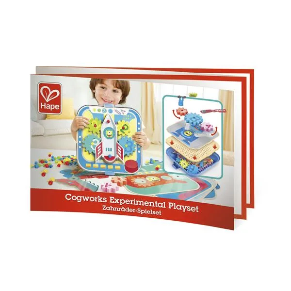 Игровой набор Hape деревянные шестеренки 115 элементов разноцветные