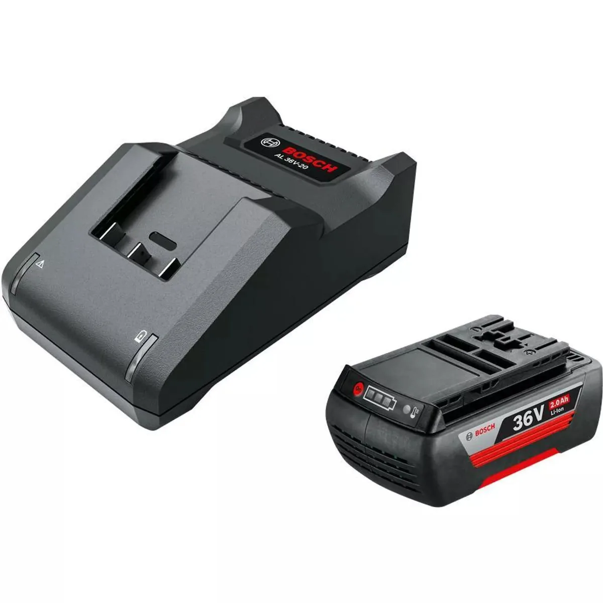 Акумулятор і зарядний пристрій Bosch GBA 36V 2.0Ah для садової техніки електроживлення енергія