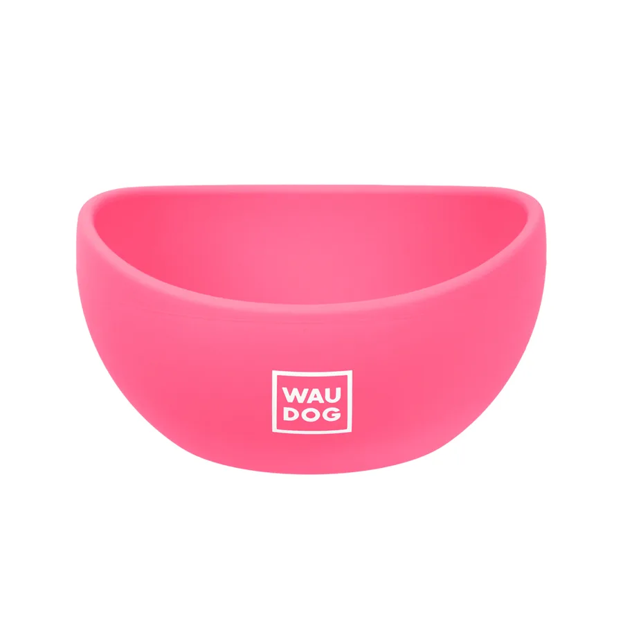 Миска WAUDOG Silicone 250 мл силіконова 125 мм рожевий