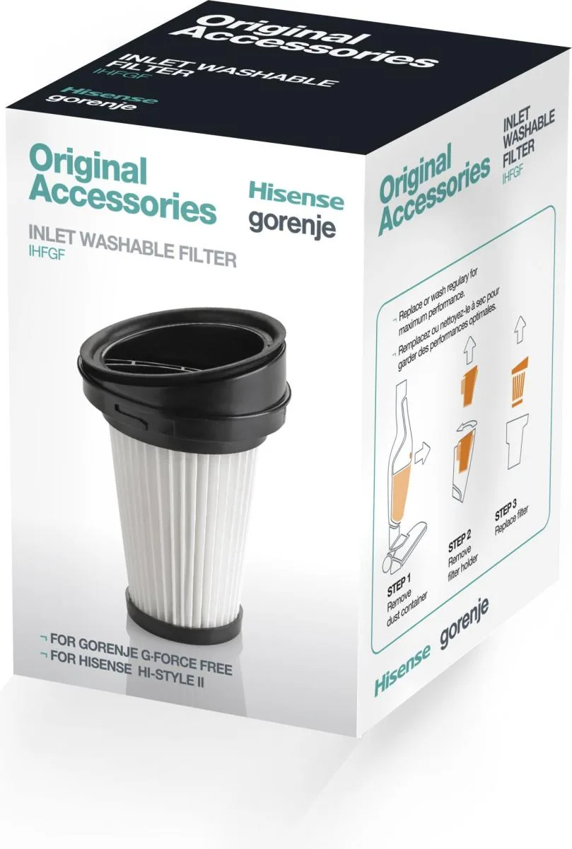 Фільтр HEPA для пилососів Gorenje моделей VC252GFA, SVC216GFW, SVC252GFR, 735551.