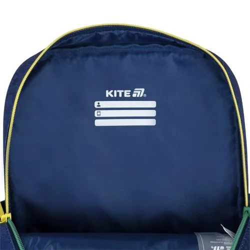 Рюкзак Kite для дітей з ущільненою спинкою та кишенями.