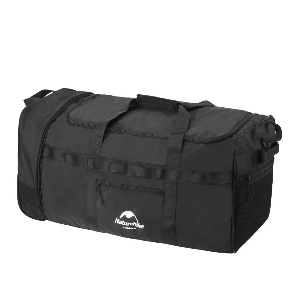 Сумка-баул Naturehike поліестер 72х35х35 см чорна 88 л