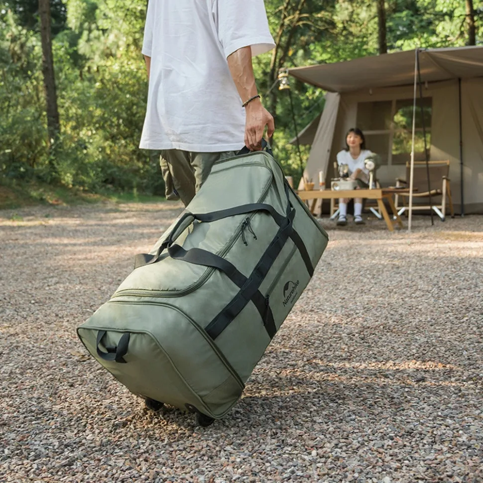Сумка-баул Naturehike полиэстер 72х35х35 см черная 88 л