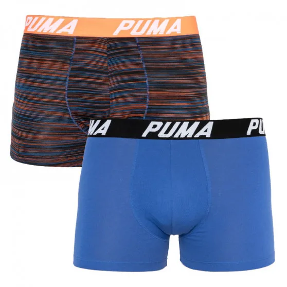 Труси-боксери Puma бавовна S синій червоний 2 пари