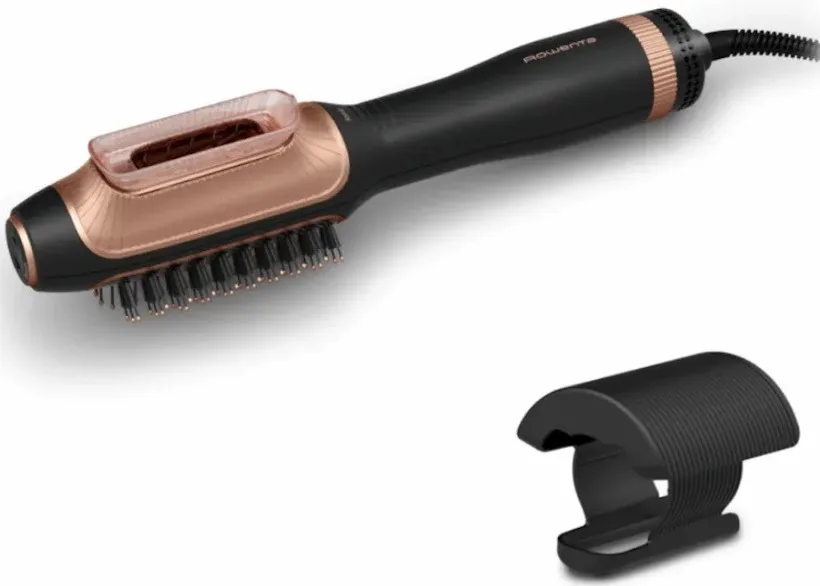 Фен-щітка Rowenta Reverso DryBrush 2в1 1200 Вт 3 режими іонізація холодне обдування 2 насадки кераміка чорна