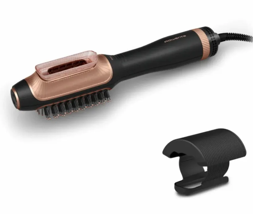 Фен-щітка Rowenta Reverso DryBrush 2в1 1200 Вт 3 режими іонізація холодне обдування 2 насадки кераміка чорна