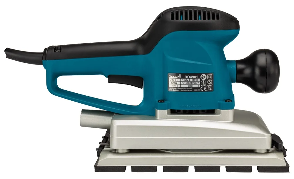 Вібраційна шліфувальна машина Makita BO4901, 330 Вт, 115x229 мм, 10000 об/хв, 2.7 кг.