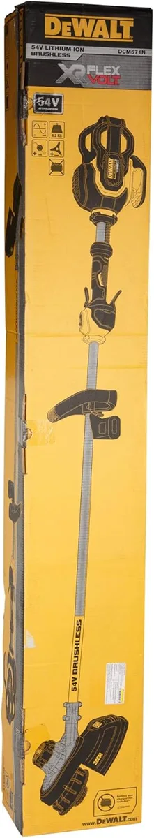 Акумуляторний садовий тример DeWALT 54В, 38 см, 4.6 кг (без батареї та зарядного пристрою)