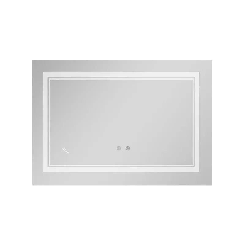 Дзеркало з LED-підсвічуванням Qtap CA1 сенсорне 800х600 мм алюміній/пластик