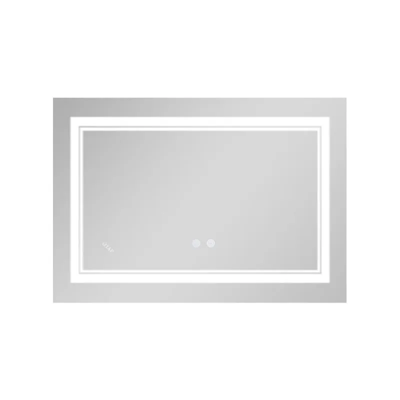 Дзеркало з LED-підсвічуванням Qtap CA1 сенсорне 800х600 мм алюміній/пластик