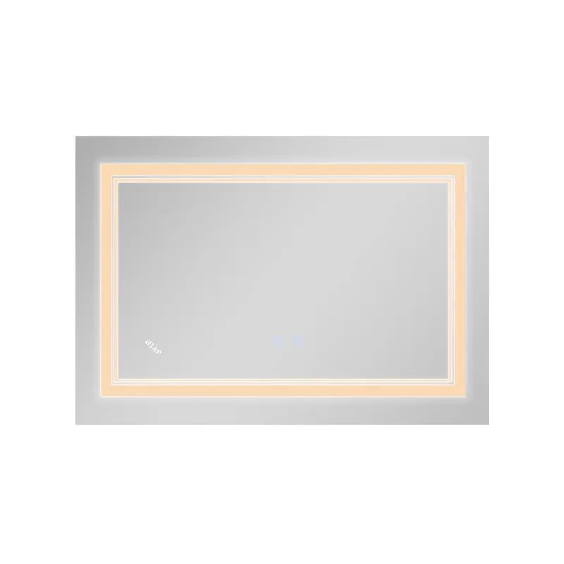 Дзеркало з LED-підсвічуванням Qtap CA1 сенсорне 800х600 мм алюміній/пластик