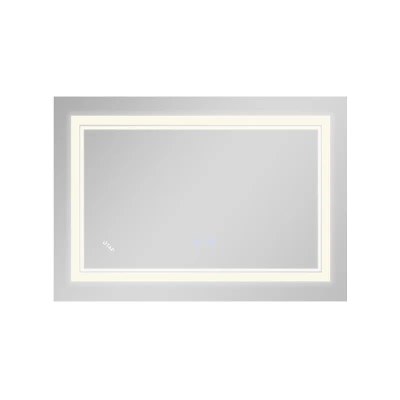 Дзеркало з LED-підсвічуванням Qtap CA1 сенсорне 800х600 мм алюміній/пластик