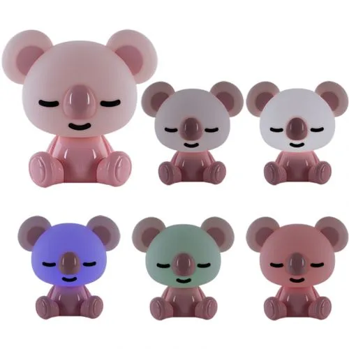 Світильник-нічник LED з акумулятором Koala для дитячої спальні переносний нічний світильник з функцією RGB