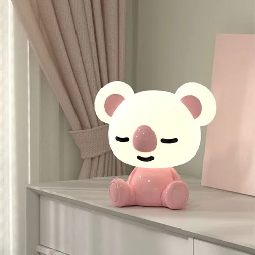 Світильник-нічник LED з акумулятором Koala для дитячої спальні переносний нічний світильник з функцією RGB