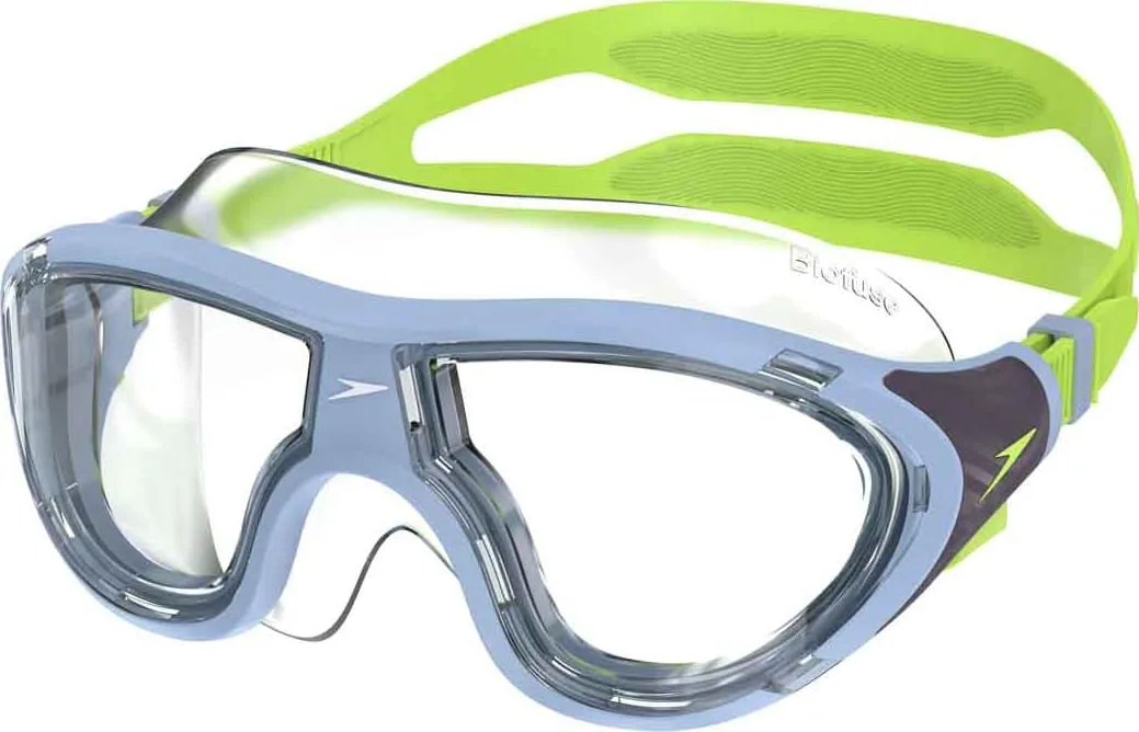 Окуляри для плавання SPEEDO силіконові One Size прозорі сірі зелені