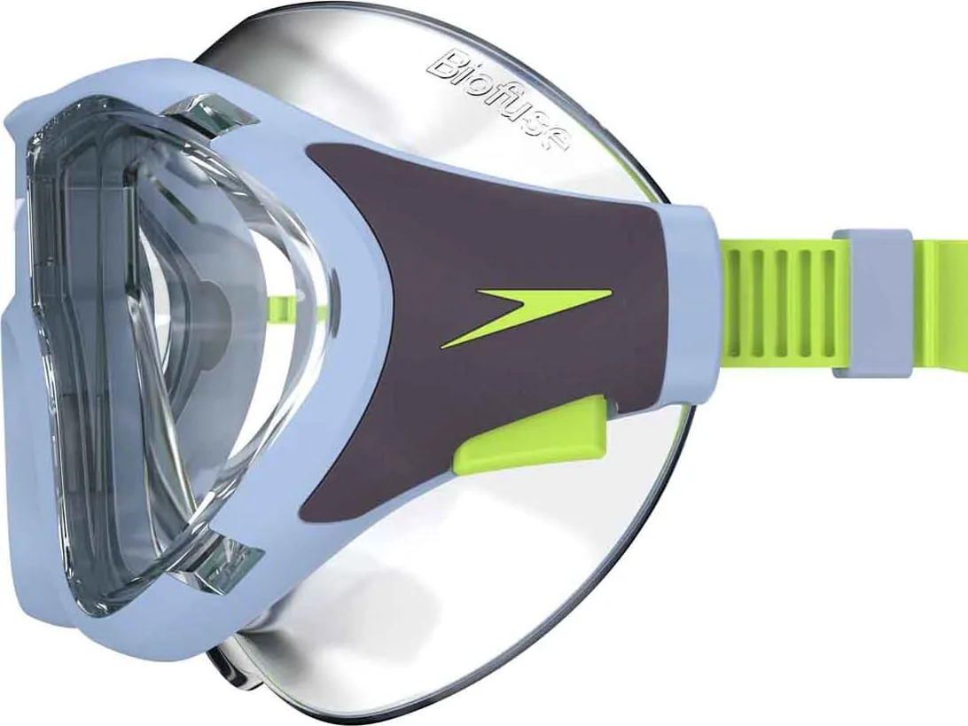 Окуляри для плавання SPEEDO силіконові One Size прозорі сірі зелені