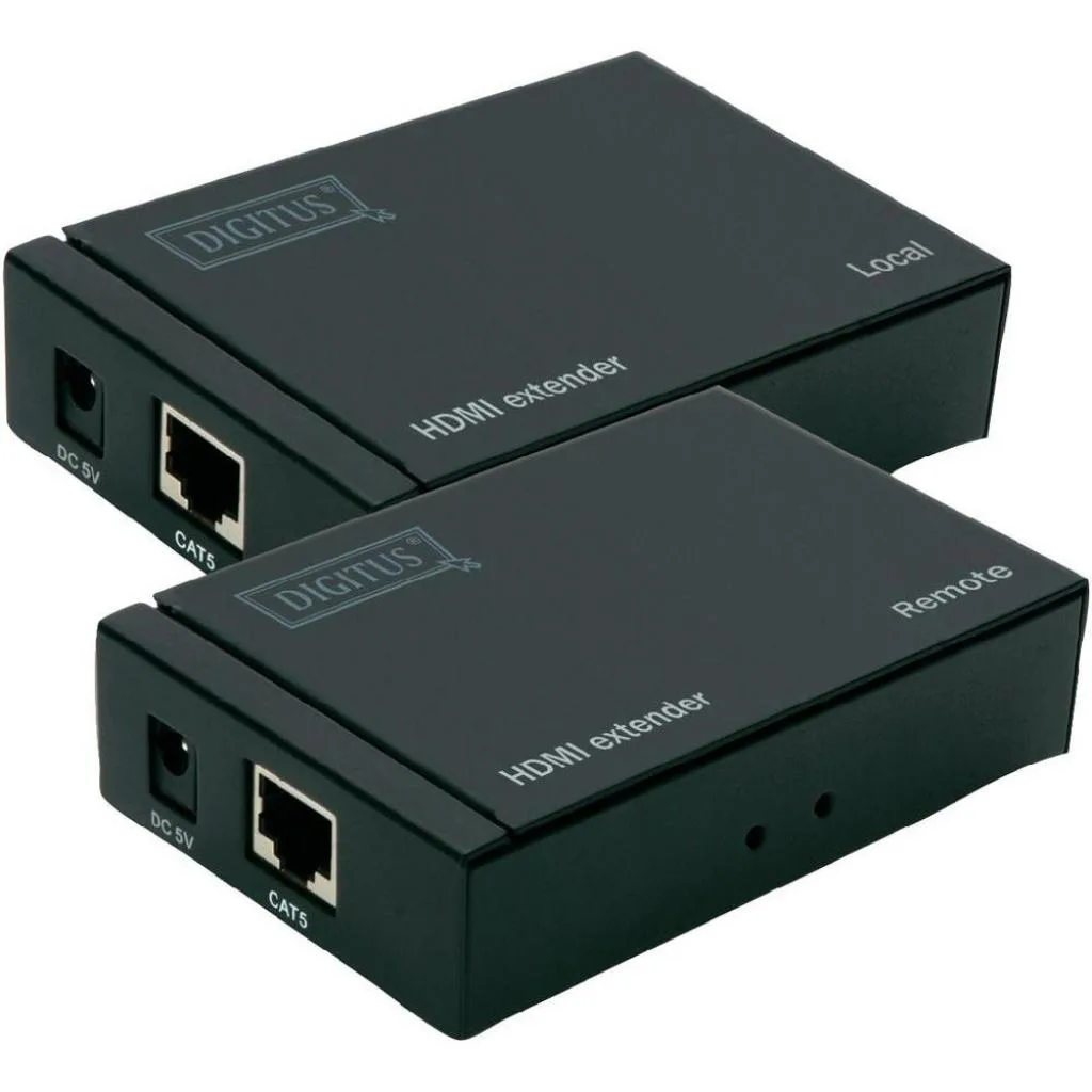 Набор удлинителей DIGITUS HDMI (CAT 6/6a/7), EDID, 1x выход HDMI, FHD, 1080p, 50 м