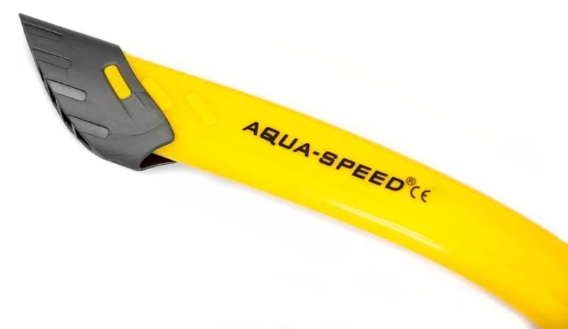 Дихальна трубка Aqua Speed силікон полікарбонат OSFM жовта