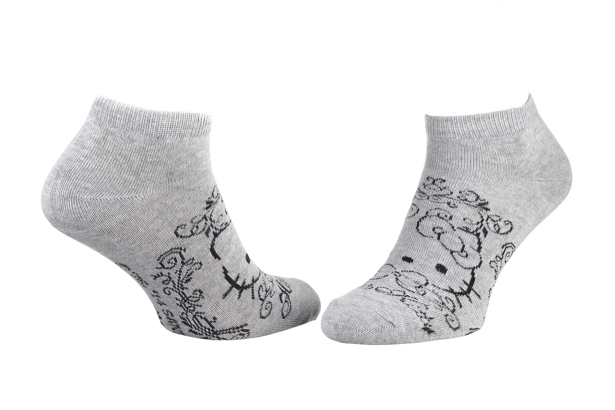 Шкарпетки HELLO KITTY хлопок 35-41 серые