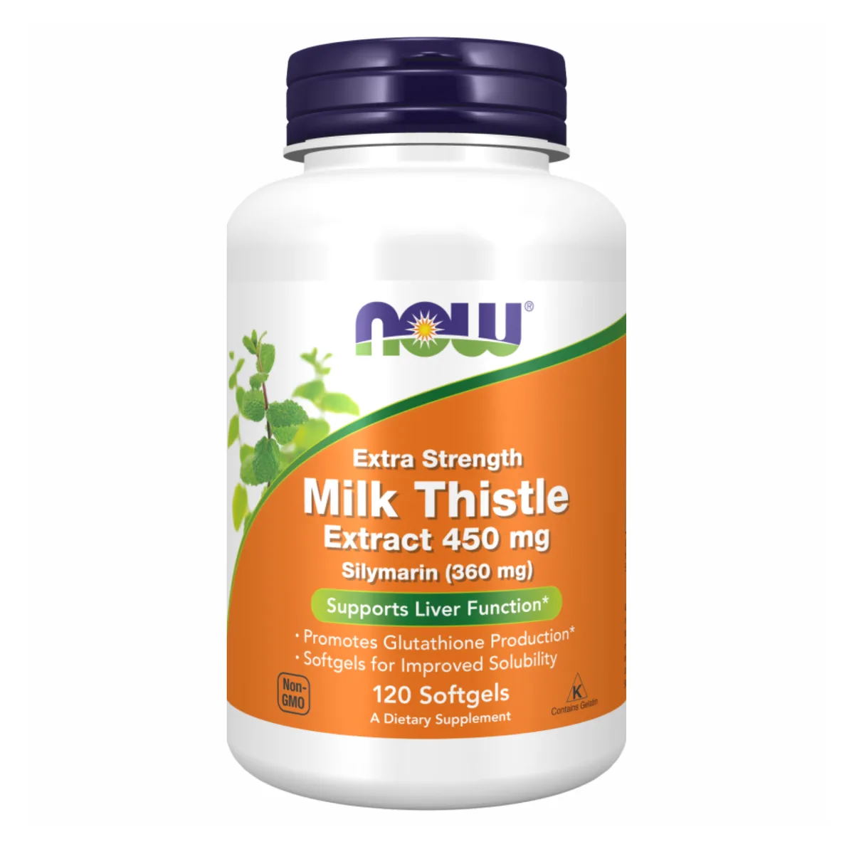 Силимарин (Milk Thistle) Now Foods капсули 450 мг 120 шт