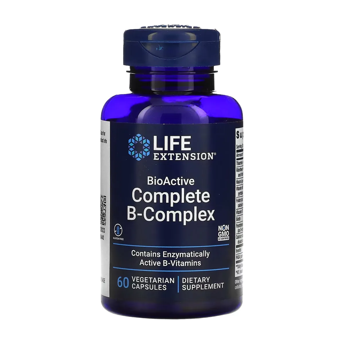 BioActive Complete B-Complex Life Extension вегетарианские капсулы 60 шт