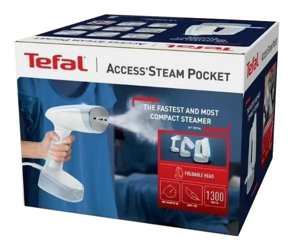 Відпарювач Tefal керамічний 1300 Вт 20 г/хв 120 мл білий/блакитний