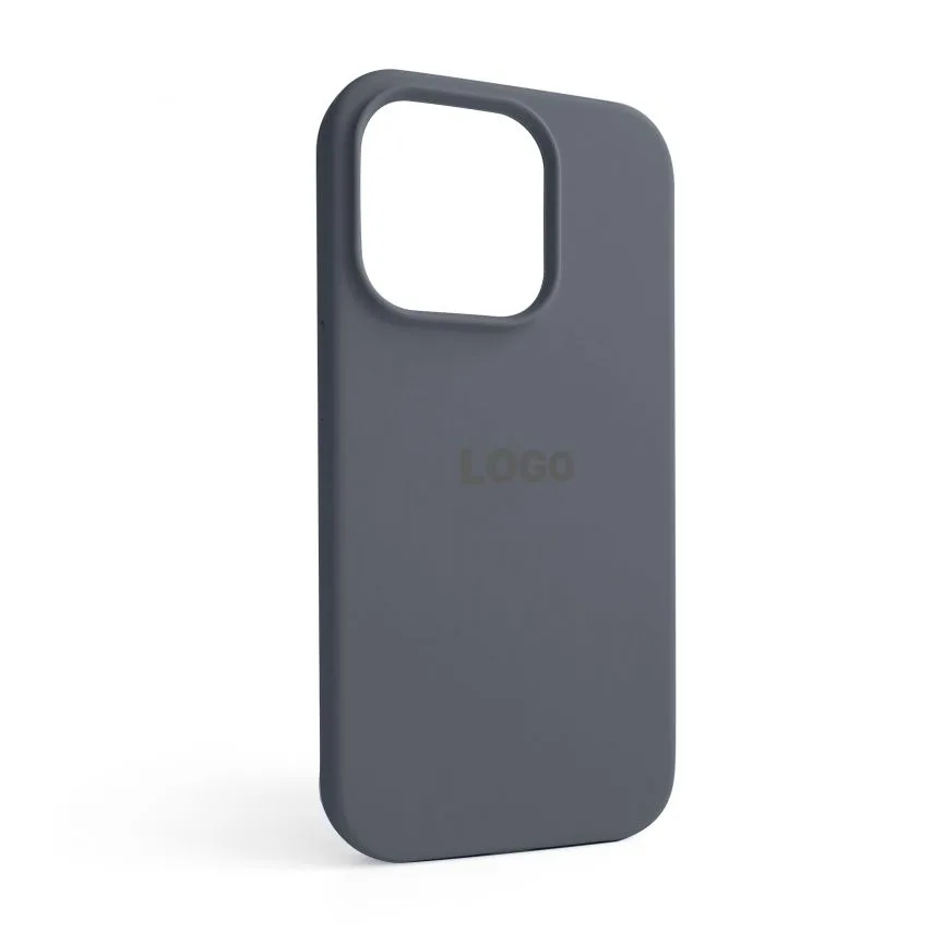 Чохол Silicone Case для Apple iPhone 14 Pro силіконовий 15 сірий