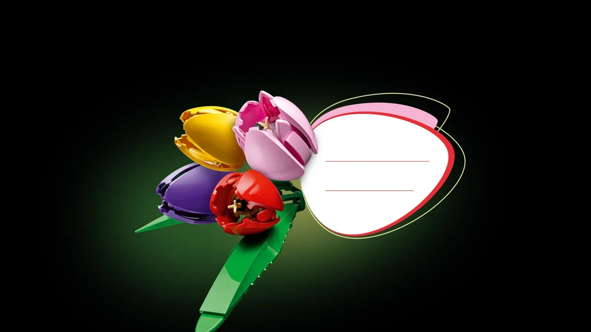 Конструктор LEGO Botanicals Букет тюльпанів