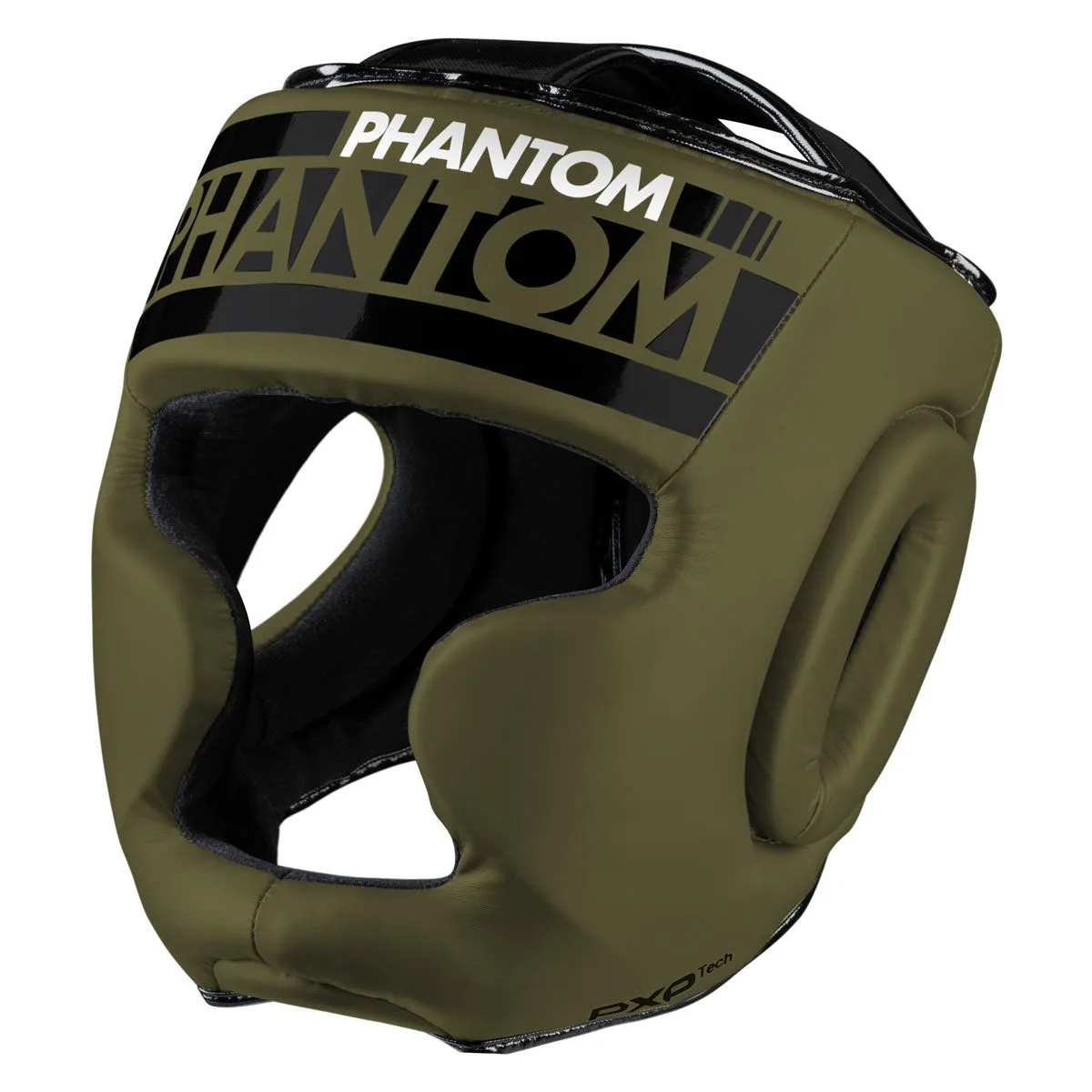 Боксерський шолом Phantom PU-шкіра універсальний зелений