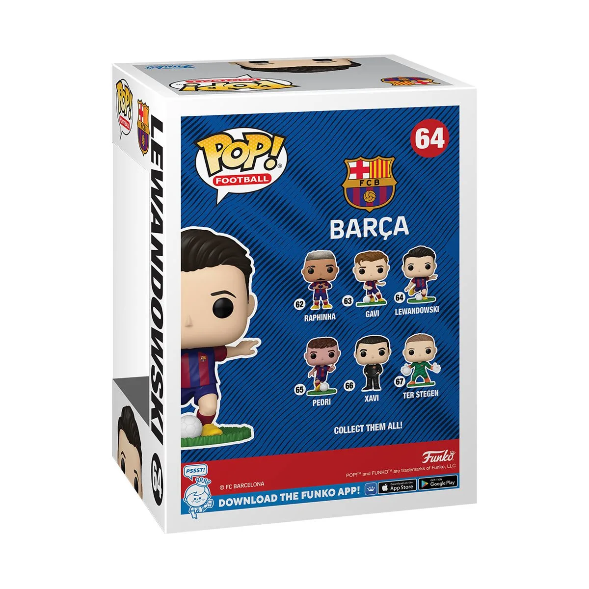 Фигурка Funko POP Football: FC Barcelona - Левандовски
