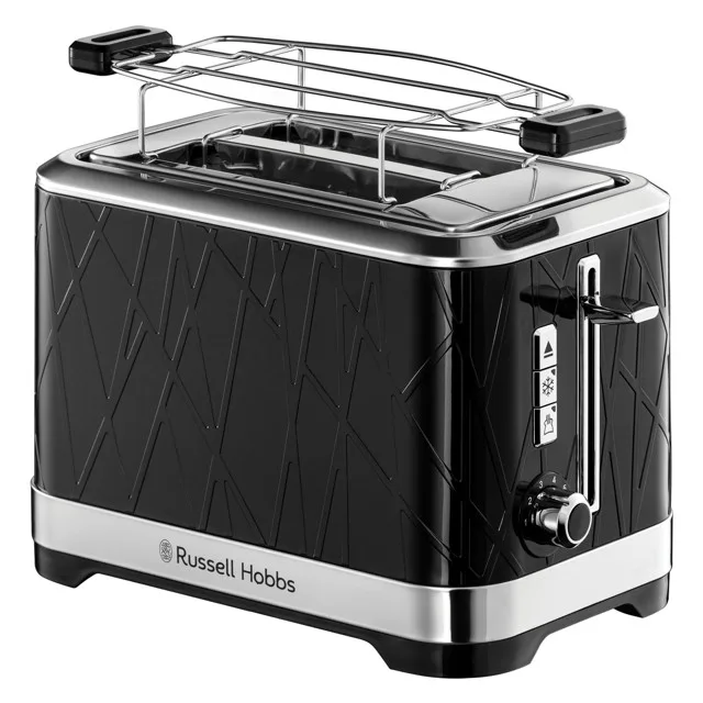 Тостер Russell Hobbs Structure, 1050Вт, пластиковий корпус, чорний.