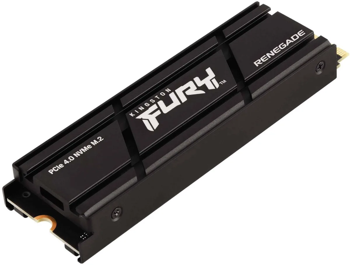 Накопичувач SSD Kingston M.2 4TB PCIe 4.0 FURY Renegade + радіатор