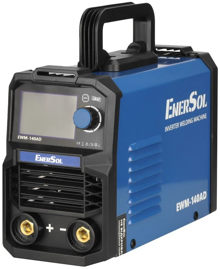 Інверторний зварювальний апарат EnerSol EWM-140AD 20-140А 6.1кВт 160-260В 2.9кг