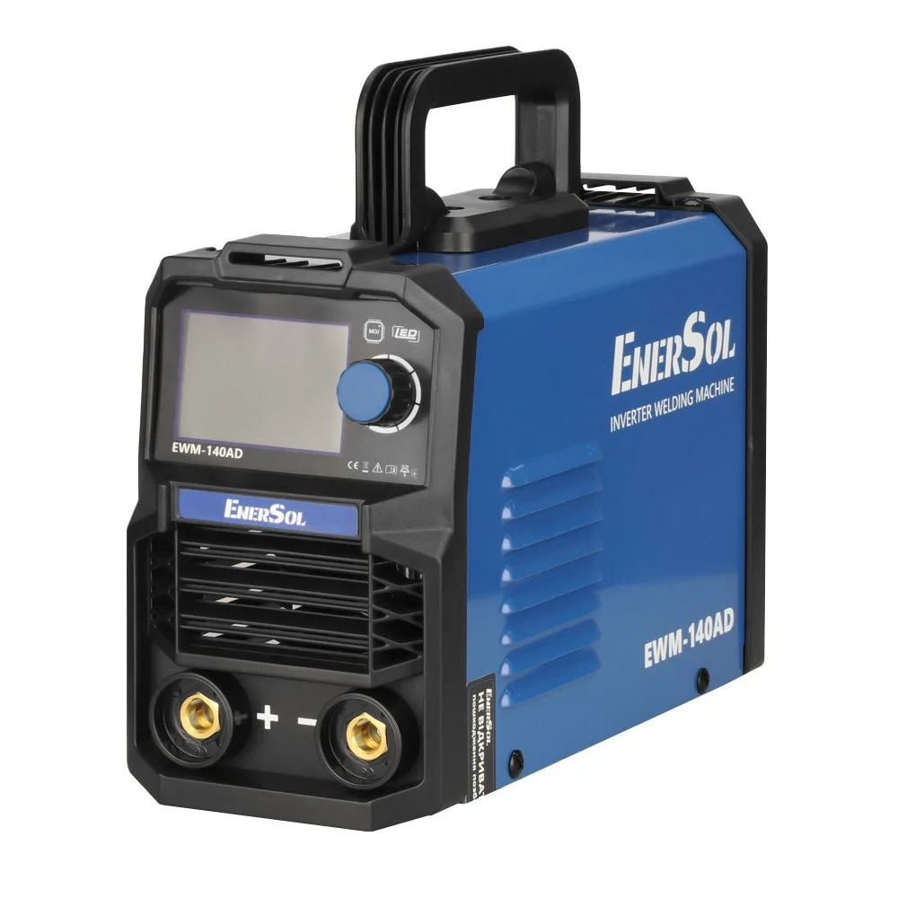 Інверторний зварювальний апарат EnerSol EWM-140AD 20-140А 6.1кВт 160-260В 2.9кг