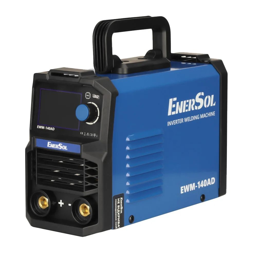 Інверторний зварювальний апарат EnerSol EWM-140AD 20-140А 6.1кВт 160-260В 2.9кг